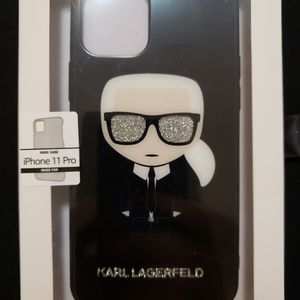 New Karl Lagerfeld iPhone 11 Pro Case Black